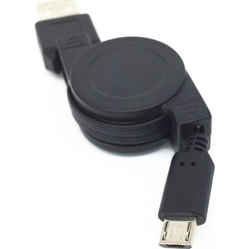 Retractable Micro USB Data Sync Charger Cable for Htc Evo Shift 4G 3D Dragon G5 Desire Z C Incredible G11 Explorer(A310E) Evo 4G