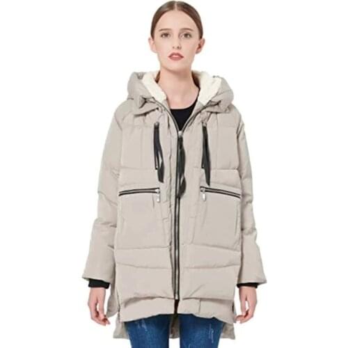 Winter Women Ultralight Thin Down Jacket White Duck Down Hooded Jackets Long Sleeve Warm Coat Parka Female Portable Outwear
