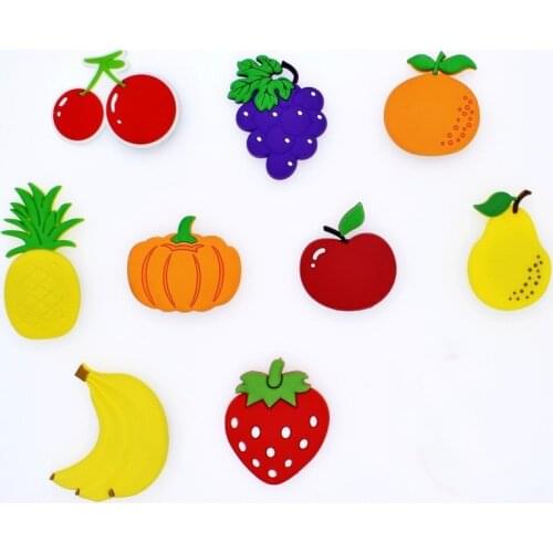 1PC 3D Cartoon Fridge Magnets Home Decoration Decoration Food Sticker Fruits Paster Lovely Kids Gifts Blackboard Vegetables