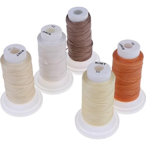 50Meters DIY Hand Waxed Thread 0.8mm 50m Polyester Cord Sewing Machine Stitching For Leather Craft Handicraft Tool