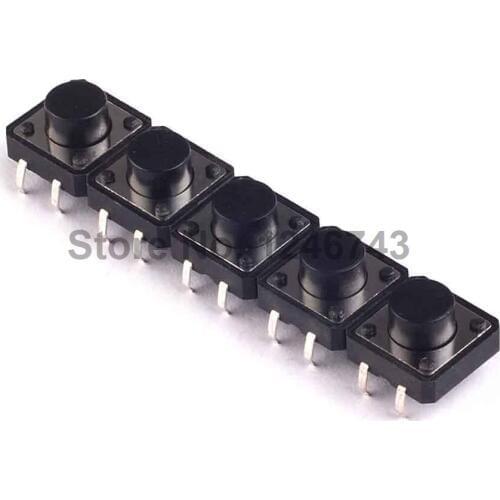 50PCS 12x12x7mm Tactile Switches Push Button Tact Switch 12*12*7mm