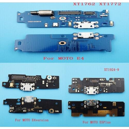 50pcs For MOTO E4/XT1762/XT1772 E4version E5 plus/XT1924-9 USB Port Charger Dock Plug Connector Flex Cable Tail Plug Replacement
