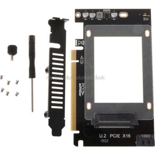 U2BOX U2 Box M.2 TO U.2 SFF-8639 Adapter PCIe 2.5' U.2 SSD PCI-E X4 X16 intel PCIe3.0 PCI-Express M-KEY B-Key Jy23 19 Dropship