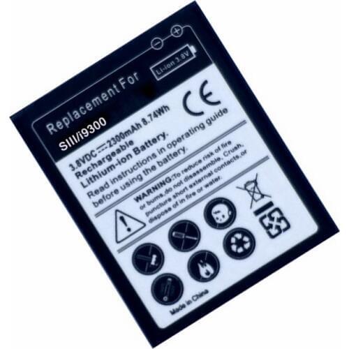 EB-L1G6LLU Replacment Battery for Samsung Galaxy S3 S 3 SIII i9300 i9305 i747 i535 L710 T999 i879 Internal Batteries Accumulator