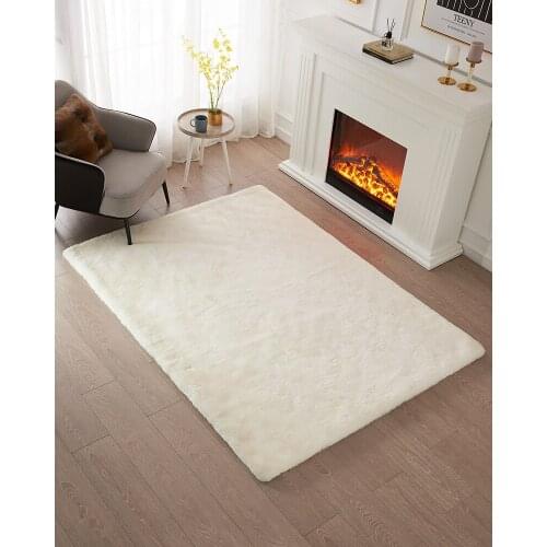 CX-D-163B High Quality Real Australia Lamb Wool Blanket For Bed Sheep Rug Bedrooms Throw Blankets For Living Room