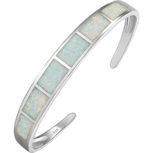 JZB0201 New blue white green purple maroon opal bracelet top quality jewelry cuffs men and ladies lover gifts