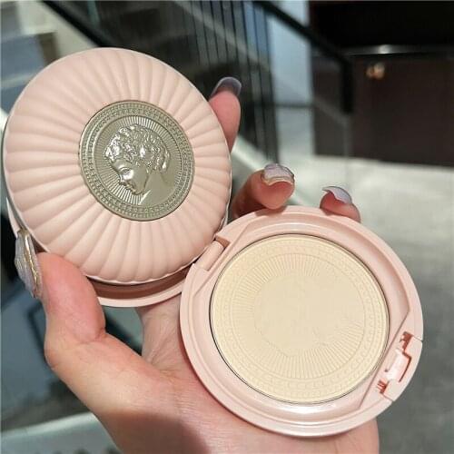 New Foundation Layer Compact 3 Colors Pressed Powder Cake Nature Full Coverage Face Powder Long Lasting Water-proof Face Make Up