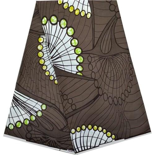 Nigerian African Style Wax Print For Fabric 100%Soft High Quality Sewing Material Dye Print For Clothing By The Yards R-V 4-60