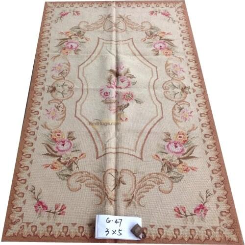 New Needle-point Plain Knitting Wool Hand-made Carpet For Carpets Living Room Luxury