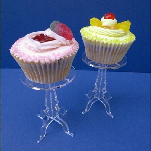 Cake Stand Cake Decorating Tools Single Transparent Acrylic Cakes dessert display stand Wedding Party Decor Crafts Removable 1pc