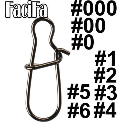 20 or 50 or 100 pcs Stainless Steel Fishing Snap Hooked Snap Pin Fastlock Clip Accessories Tackle for Barrel Swivel Lure hook