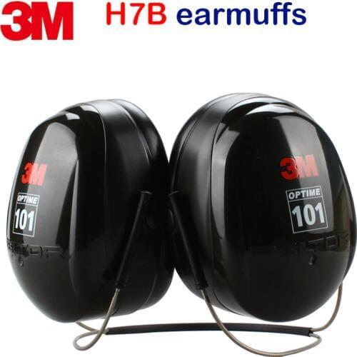3M H7B 101 Protective earmuffs NRR 26DB / SNR 31DB profession Sound insulation Earmuffs shooting Racing mechanical Ear protector