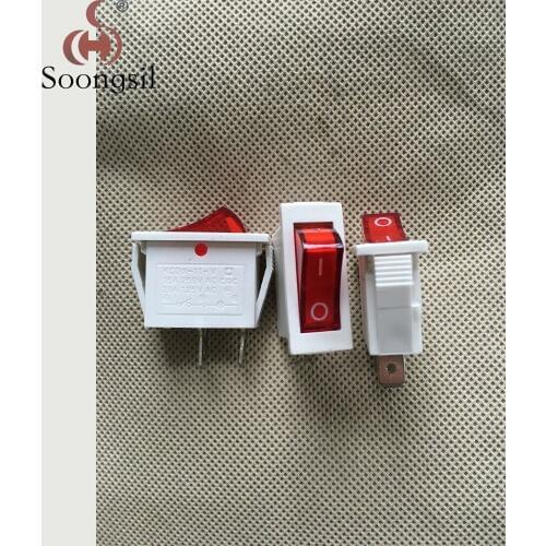 5PC/lot Free Shipping New 2 Pin ON-OFF 2 Position SPDT CQC UL Car Boat Rocker Switch AC 15A/250V