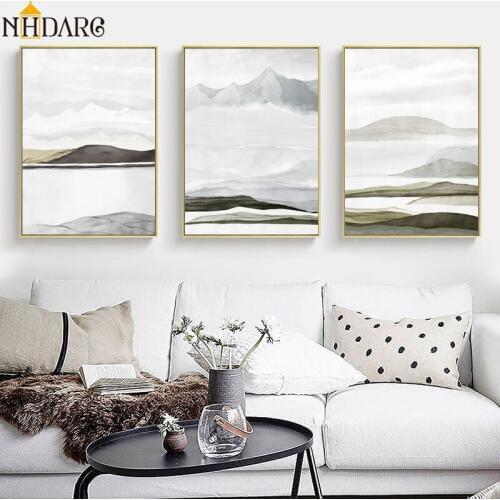 Abstract Wall Art Posters and Prints Canvas Painting Wall Pictures for Living Room Modern Nordic Abstract Decoration Cuadros