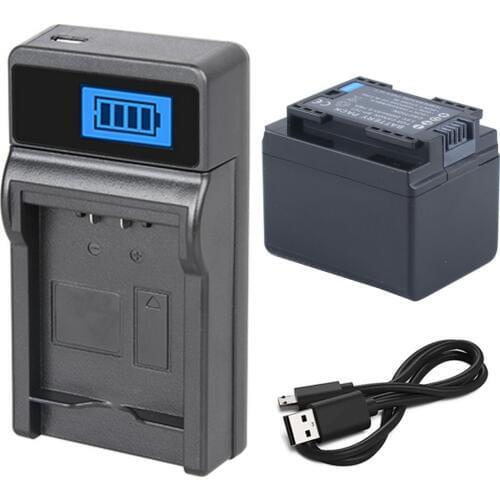 Battery Pack +Charger for Canon LEGRIA HF R86, R87, R88, R306, R406, R506, R606, R706, R806, HF M52, M56, M60, M506 HD Camcorder