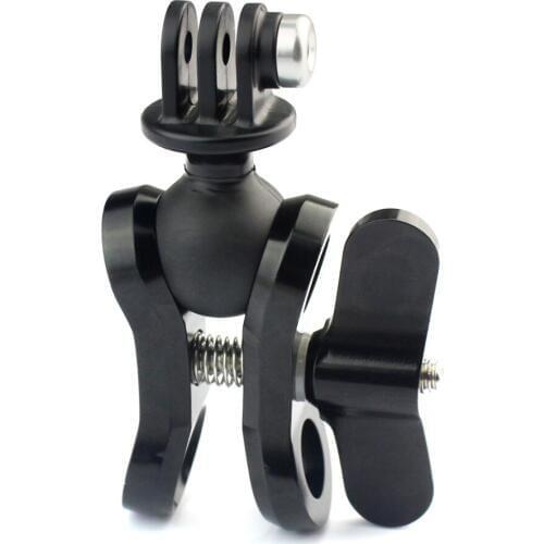 Aluminum CNC Diving Lights Ball Butterfly Clip Arm Clamp Mount + ABS Ball Base Adapter For GOPRO HERO3/3+/4/5 Sport Camera