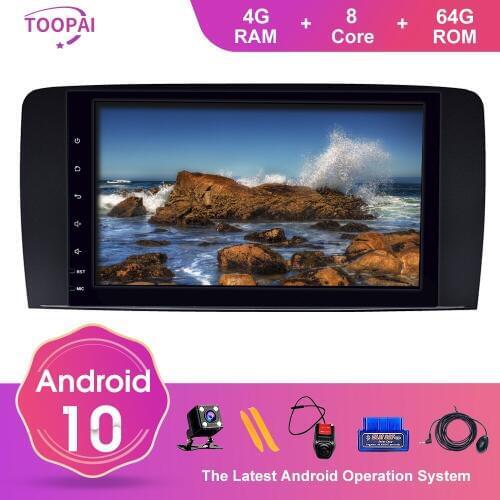 TOOPAI Android 10 For Mercedes Benz R Class W251 R280 R300 R320 Auto Radio Stereo Head Unit Navigation GPS Navigation Multimedia