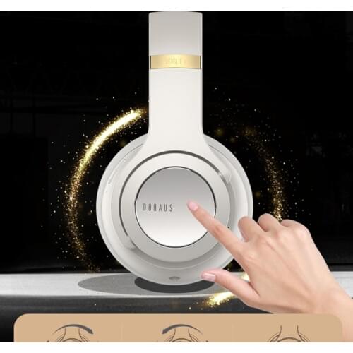 SODO V8 Active Noise Cancelling Bluetooth Headphones Headset Earbuds with Microphone TF Card for Phone Music Foldable Earphone