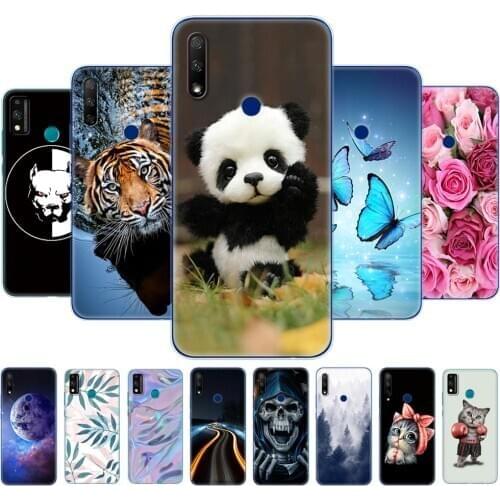 For Honor 9X Global Case For Honor 9X Premium Cover For huawei Honor 9X lite Phone Case Soft Silicon TPU Back Bumper etui Panda