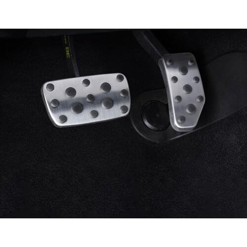 For Subaru XV 2018-2021 Forester 2019-2021 Stainless Car Accelerator Footrest Pedal Clutch Brake Pedals Cover Case Accessories