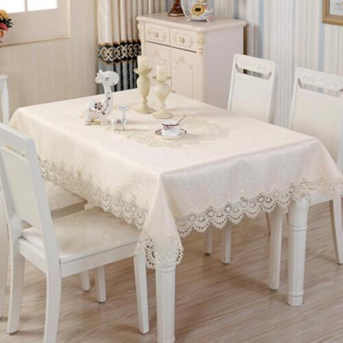 European luxury lace oil table cloth, table top, tablecloth, high grade Satin Jacquard fabric