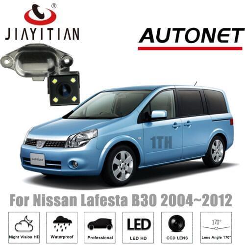 JIAYITIAN Rear View Camera for Nissan Lafesta B30 2004 2006 2008 2012 MK1 /license plate Camera/Night Vision/CCD/backup camera