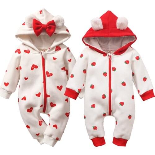 Newborn Jumpsuits Mickey Heart Dot Autumn Long Sleeves Rompers Cotton Baby Clothes for Boys Girls Outfits Infantil Costume