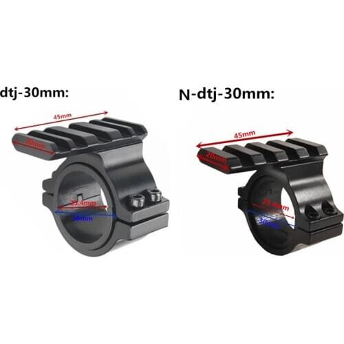 Hunting Scope Barrel Mount 1"/ 25.4mm & 30mm Ring Adapter w/ 21mm Weaver Picatinny Rail 1 Mount Scope + 1 Hex Wrench