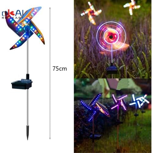 Hot selling LED Spot Light Garden Path Landscape Lights Ground Light Outdoor Decorative Windmill Waterproof Night Light
