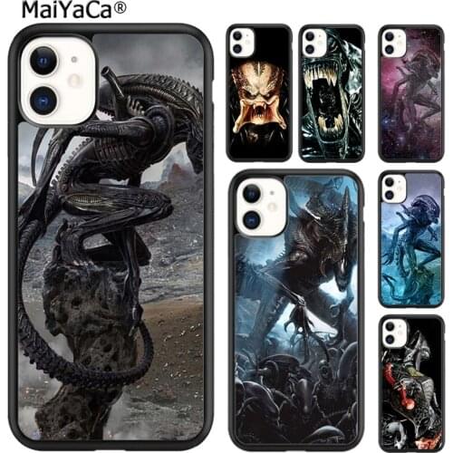 MaiYaCa alien vs predator Phone Case Cover For iPhone 5s SE 6s 7 8 plus X XR XS 11 12 pro max Samsung Galaxy S7 S8 S9 S10 shell