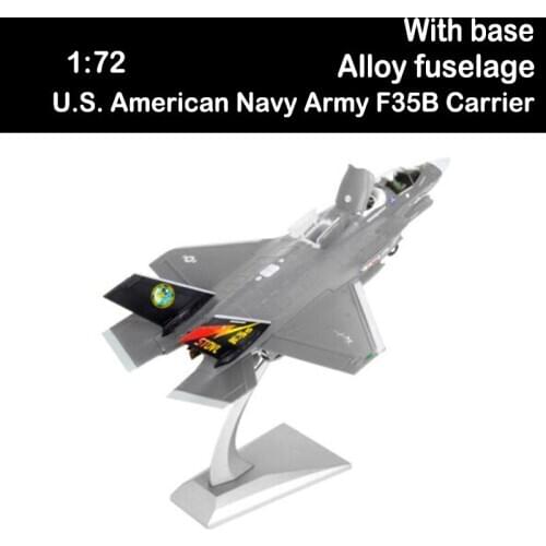 1/72 USA U.S. American Navy Army F35B Carrier Craft Plane Fighter Aircraft Airplane Models Adult Children Toys Plane Kid Display