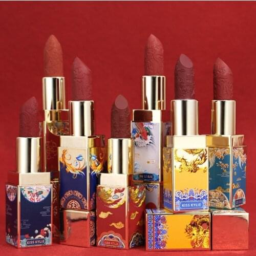 Classical Red Lipsticks Set Long Lasting Lips Cosmetic Makeup Lip Gloss for Lady Nutritious Moisturzing Lip Care