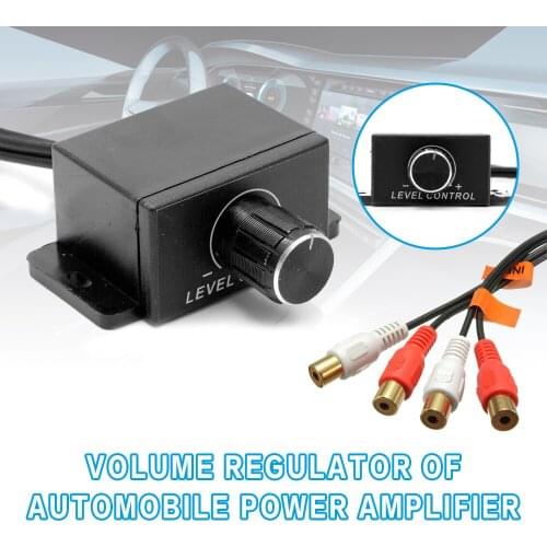 New Arrival Car Audio Amplifier Bass Level Volume Controller Adjuster Knob Automobile Power Amplifier Volume Regulator