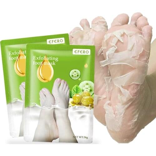 Feet Exfoliating Olive Foot Mask Remove Dead Skin Calluses Anti Crack Heel Foot Peeling Mask Moisturizing Pedicure Foot Care