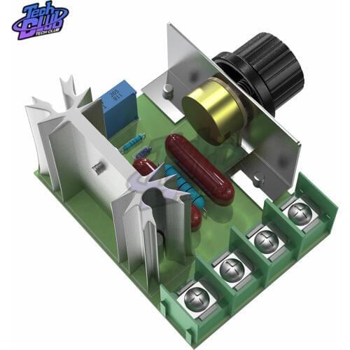 AC 50-220V SCR Voltage Regulator Dimming Dimmers 2000W Motor Speed Controller Thermostat Electronic Voltage Regulator Module