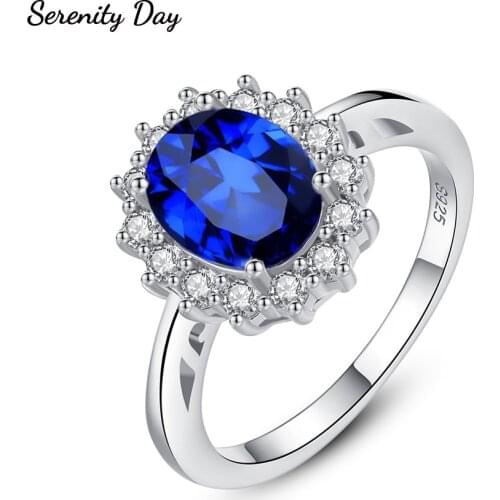 Кольца с сапфирами Serenity Day China At AliExpress
