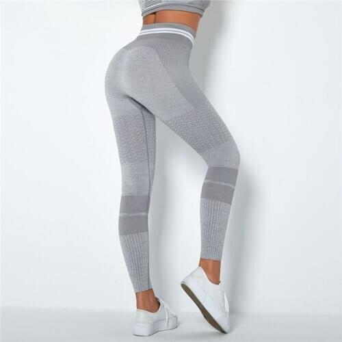 High Elastic Yoga Leggings Gym Pants Engery Seamless Sports Leggings Fitness Yoga Pants Sportswear Training Tights Sports Pants