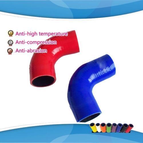 1pc) ID:57mm 60mm 64mm 70mm 90 Degree Standard Elbow silicone hose Coupler Turbo Intake Hose