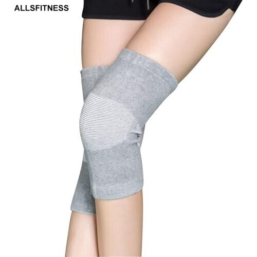 1 Pcs Knee Support Protector Leg Arthritis Injury Recovery Gym Sleeve Elasticated Bandage Knee Pad Knitted Kneepads Warm