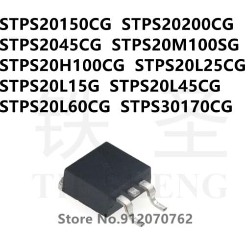 10PCS STPS20150CG STPS20200CG STPS2045CG STPS20M100SG STPS20H100CG STPS20L25CG STPS20L15G STPS20L45CG STPS20L60CG STPS30170CG