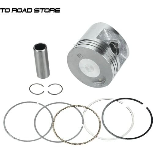 140cc Motorcycle 55mm Piston 15mm Pin Piston Set For Lifan 140 1P55FMJ LF140 Horizontal Engines Dirt Pit Bike Parts