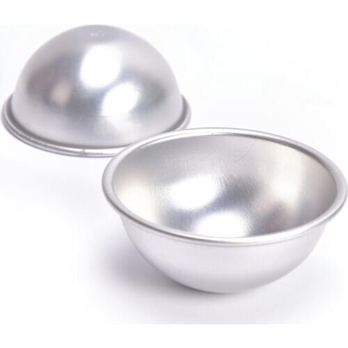3D Aluminum Sphere Bath Bomb Cake Pan Tin Baking Pastry Ball Mould