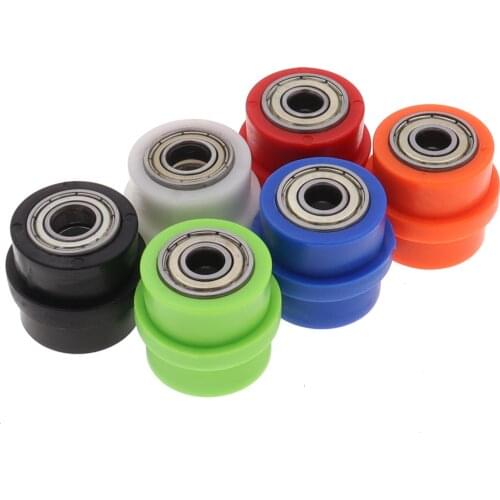 8mm 10mm Drive Chain Roller Tensioner Bike Pulley Wheel Slider Guide For Street Enduro Motorcycle Motocross ATV CRF CR XR YZ WR
