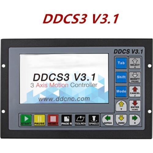 Maxgeek 3 Axis 4 Axis Motion Controller Offline CNC Controller 500KHz CNC Standalone Control DDCS3 V3.1