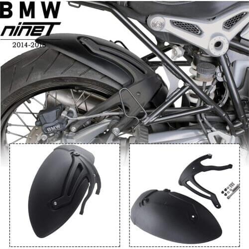 Black Rear Fender Mudguard Mud Guard Tire Hugger Splash For BMW R NINE T R9T R 9 T Scrambler Pure/Racer 2014 2015 2016 2017 2018