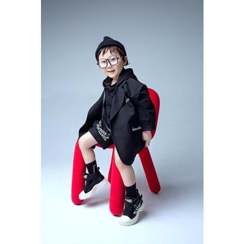 Childrens photography clothing 2021 new Shanghai Exhibition 5-year-old trendy childrens studio theme photo clothing