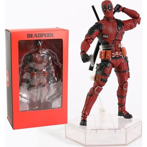 Deadpool 8" Scale Action Figure Complete Action Figure Toy Doll Model