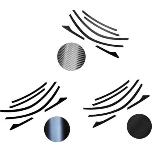 Protective Film Sticker Set Car Window Cover Decoration Trims Suit