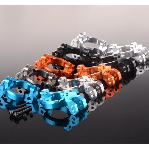 NEW ENRON 2Pc Metal Front C-Hub Steering Knuckle Carrier AX80106 For Rc Crawler Car 1/10 Axial Racing Yeti Rock Racer AX90026/25