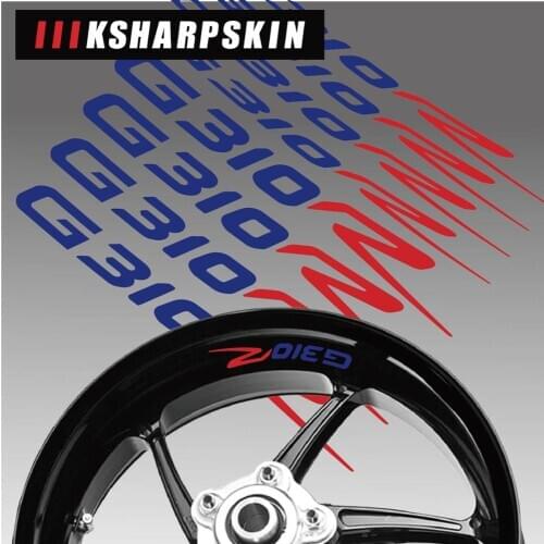 New Motorcycle tire reflective sticker creative wheel rim logo decal moto Decorative accessories for BMW G310R g310 r
